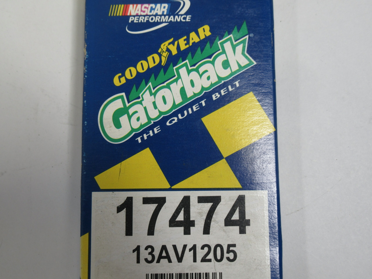 GoodYear 17474 13A1205 Gatorback Cogged V-Belt 47-1/2"L .531"W .354"T ! NEW !
