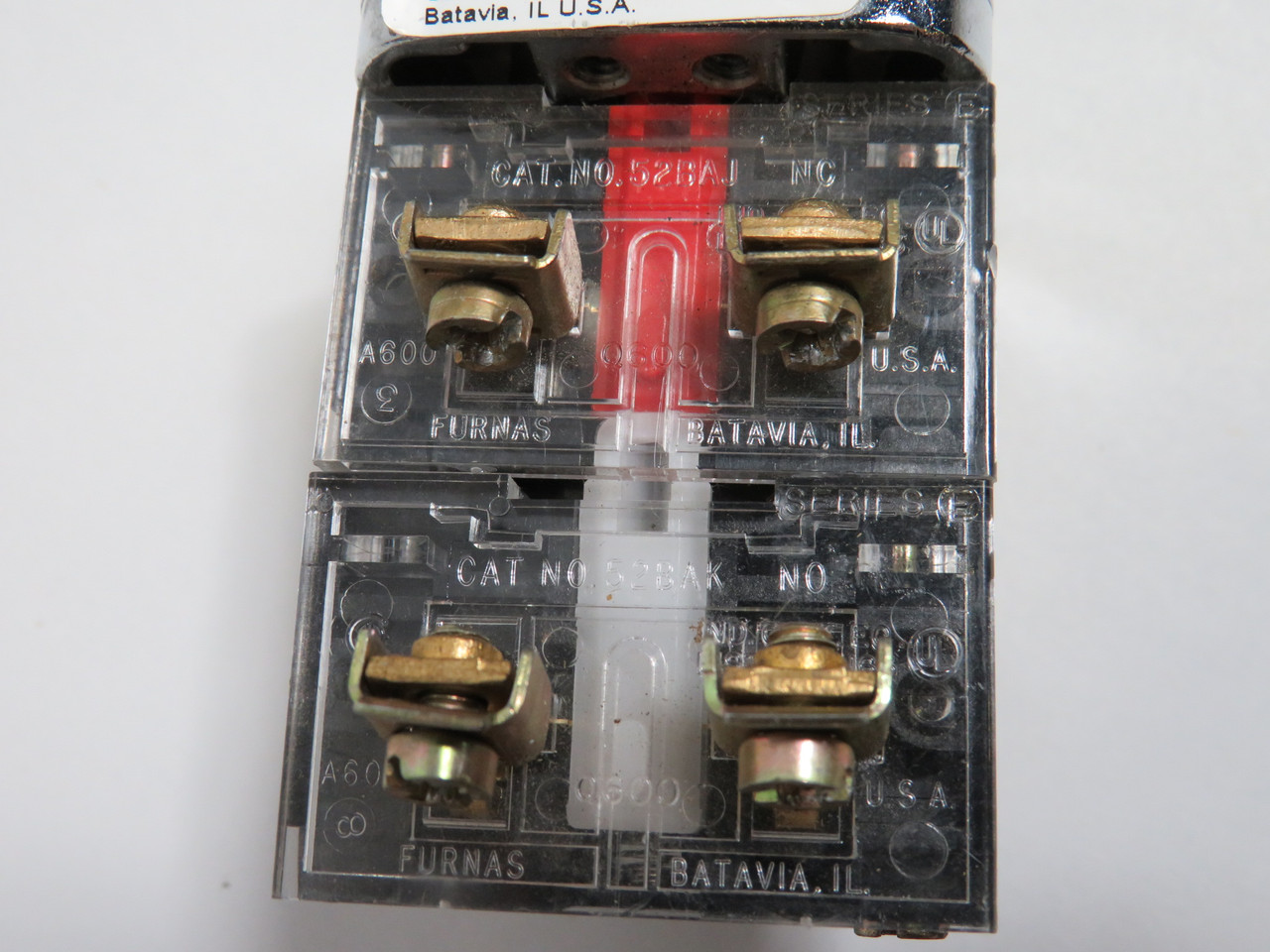 Furnas 52SA2CABJ1K2 Series F Selector Switch 3-Position 2NO 1NC USED