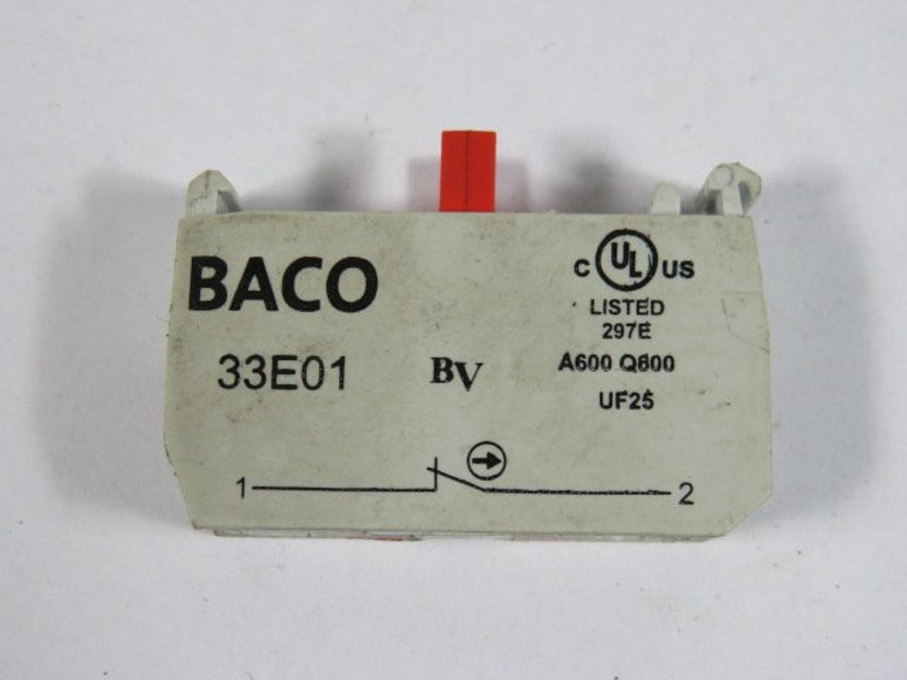 Baco 33E01 Contact Block 10A 690VAC 1NC USED