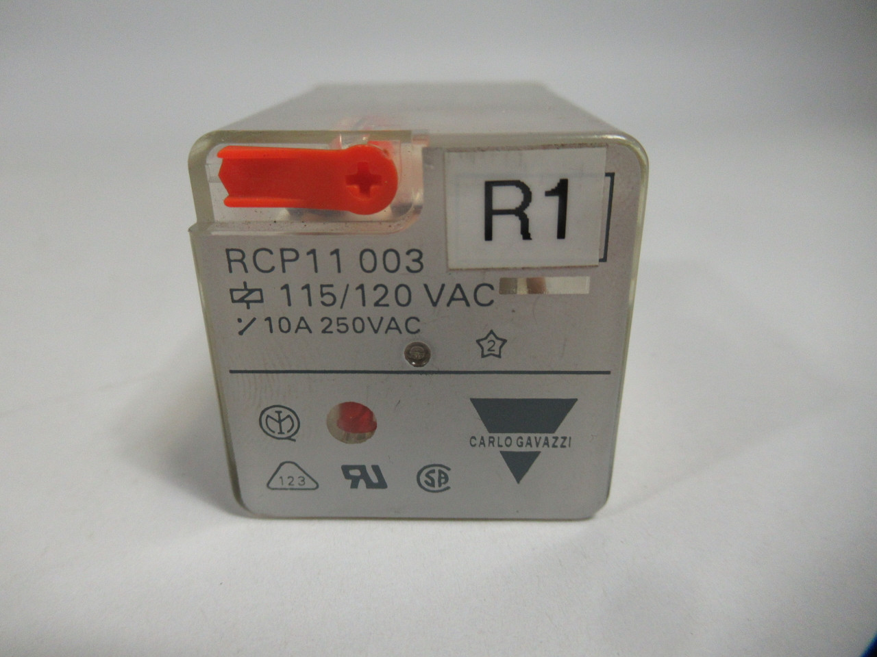 Carlo Gavazzi RCP11003-115/120AC Relay 115/120VAC Coil 50/60Hz 10A USED