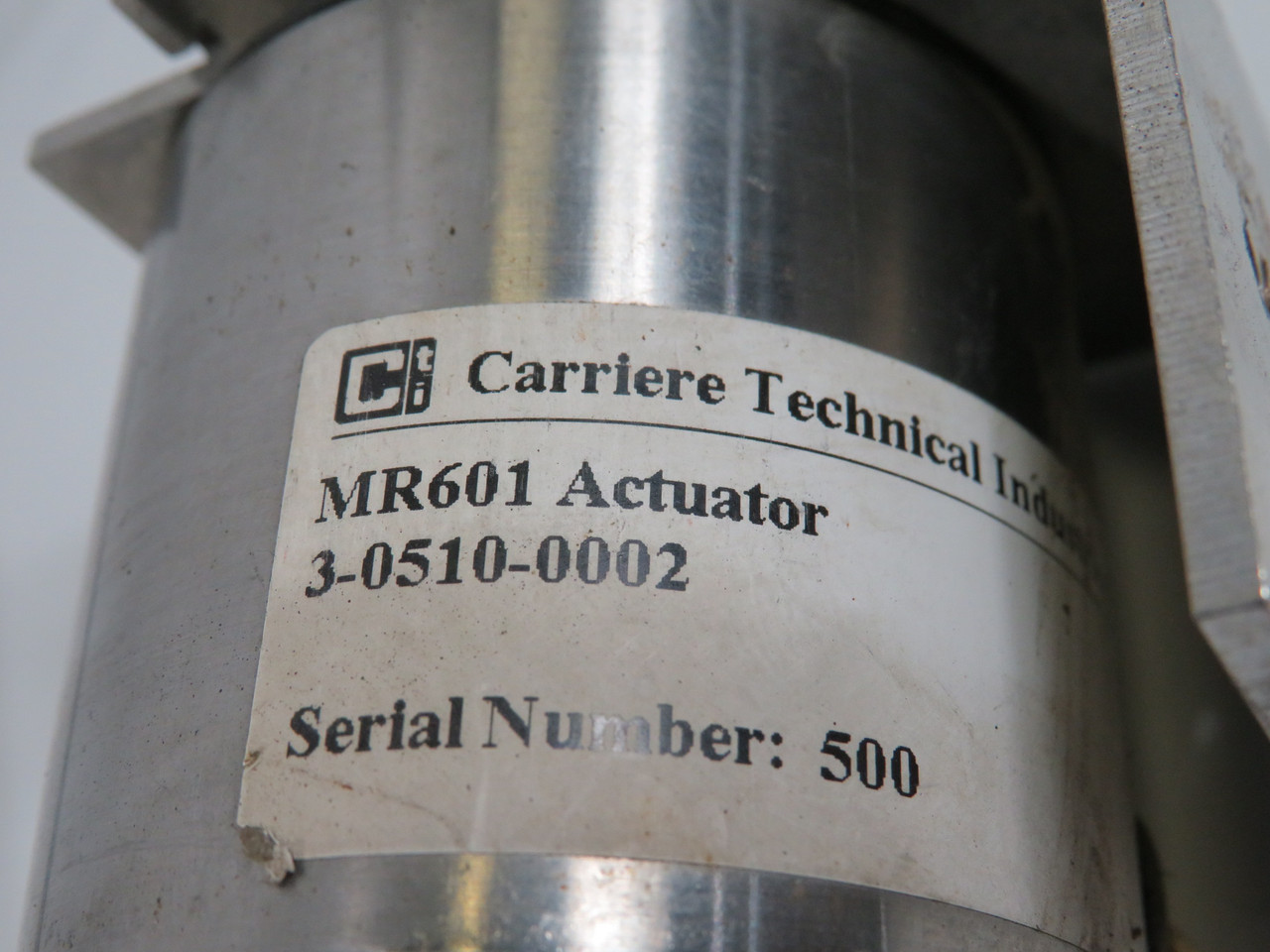 Carriere MR601 3-0510-0002 Actuator 17" Wires USED