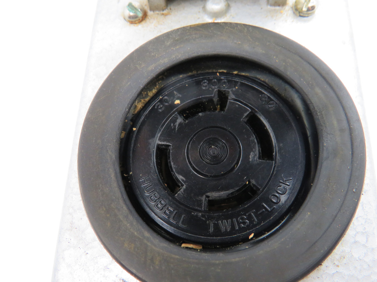 Hubbell HBL2740 Receptacle 30A 600V C/W Crouse-Hinds 0401127NE Enclosure USED