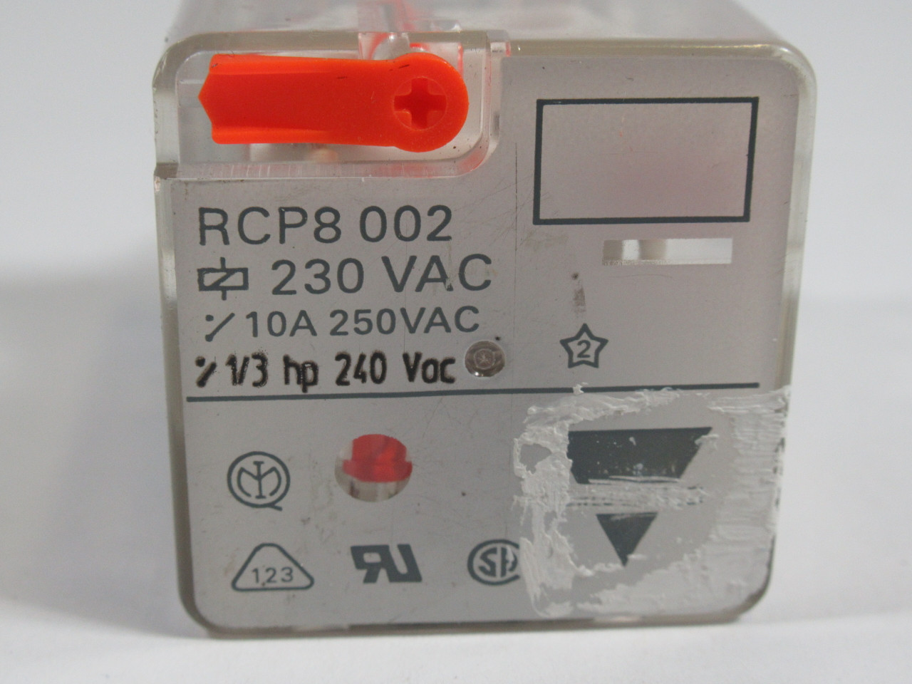 Carlo Gavazzi RCP8002-230VAC Relay 230VAC Coil 10A 8-Pin USED