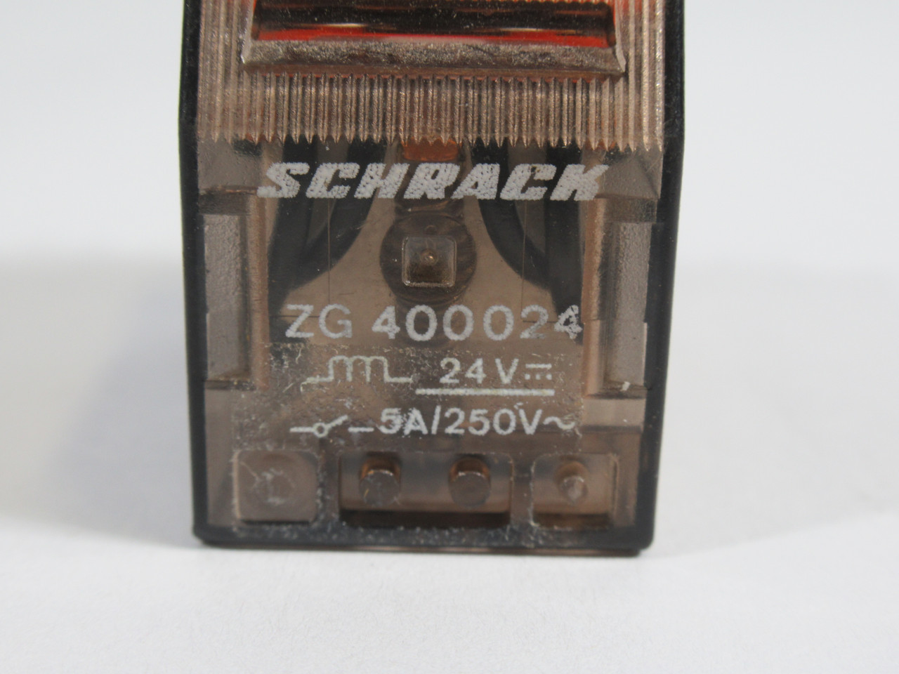 Schrack ZG-400024 Relay 24VDC Coil 5A 250VAC 14-Pin USED