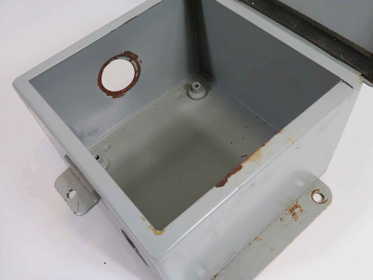 Hoffman A606CH Steel Latching Enclosure 6x6x4" SHELF WEAR USED