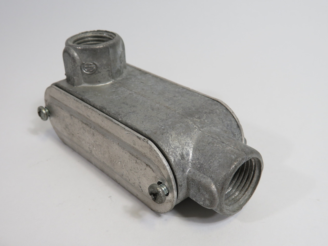 EDC LL/LR-1/2 Threaded Conduit Body 1/2" LL/LR w/ Covers+Gaskets SHELF WEAR USED