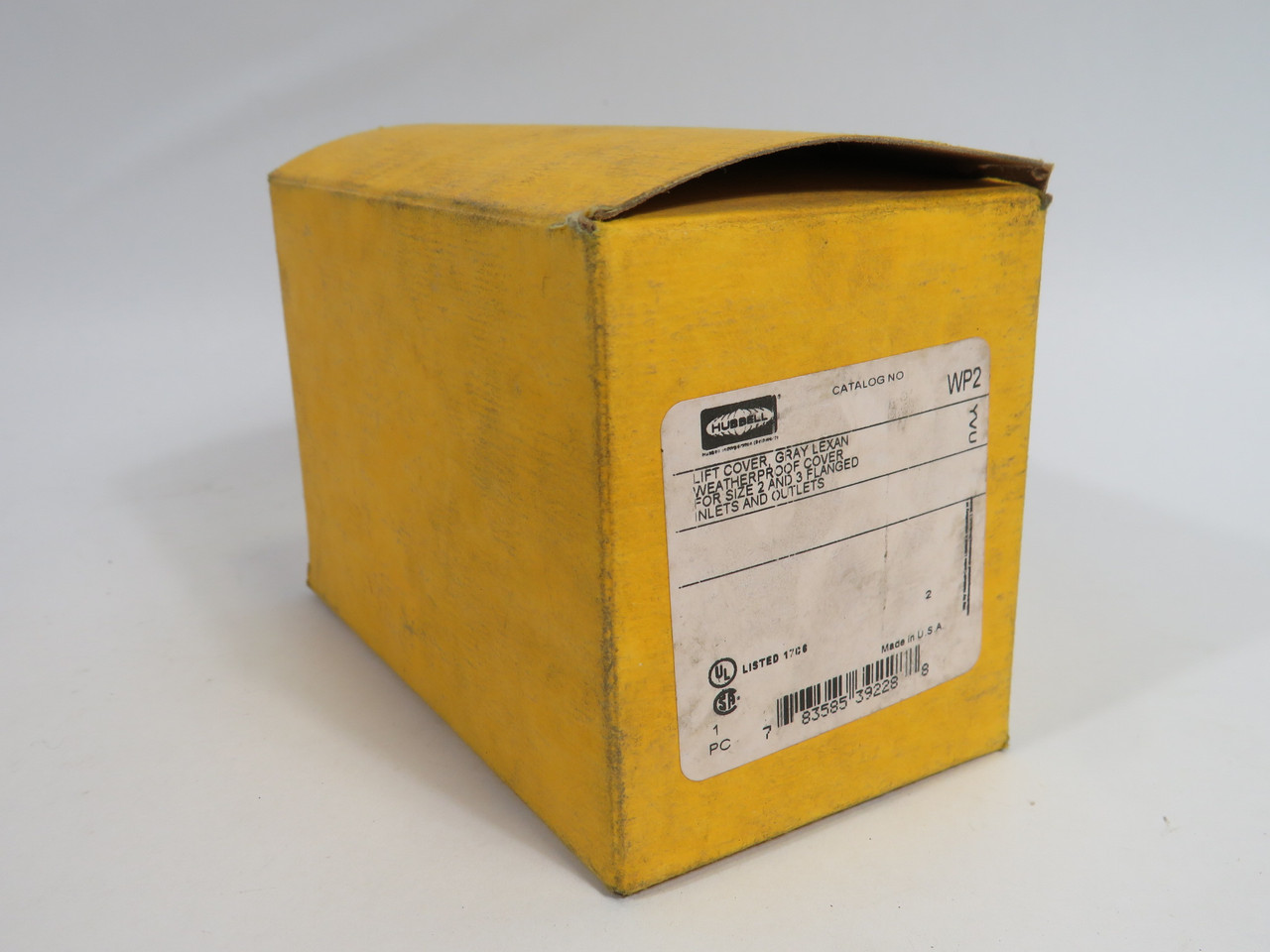 Hubbell WP2 Weatherproof Cover 1-Gang MISSING GASKET ! NEW !