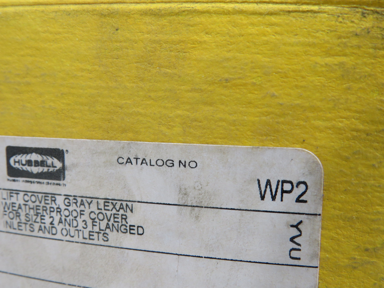 Hubbell WP2 Weatherproof Cover 1-Gang MISSING GASKET ! NEW !