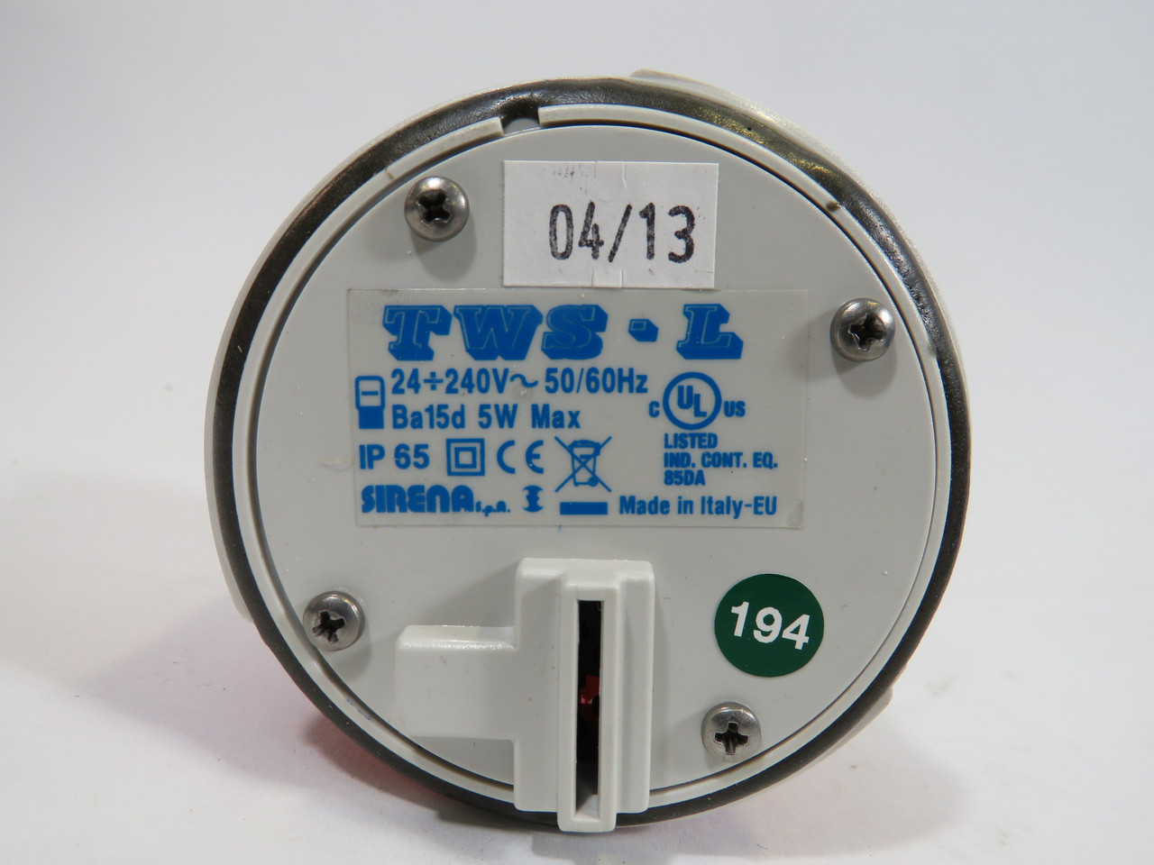 Sirena 27723 TWLMT24240A3 Flashing Light Module 24/240V Red Lens ! NEW !