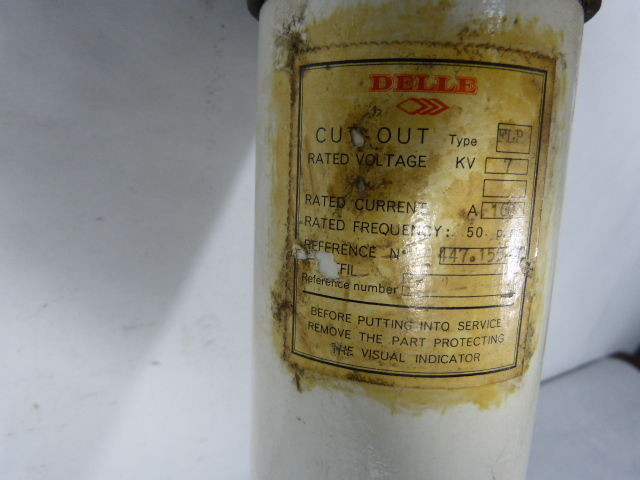 Delle Type FLP/447-155-02 160Amp 7Kv Fuse USED