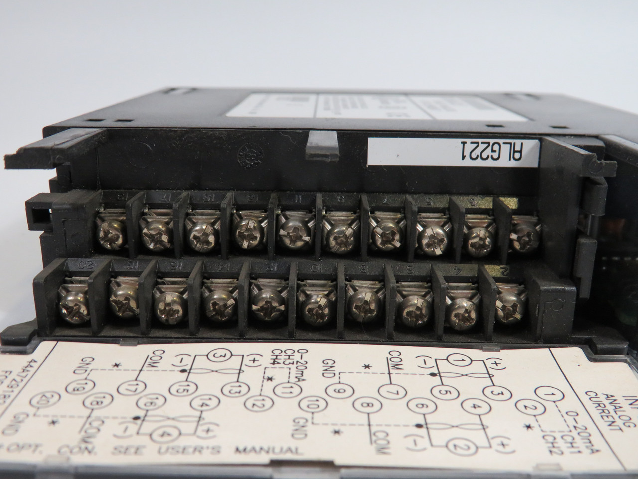 GE Fanuc IC693ALG221F Analog Input Module 4PT Current USED