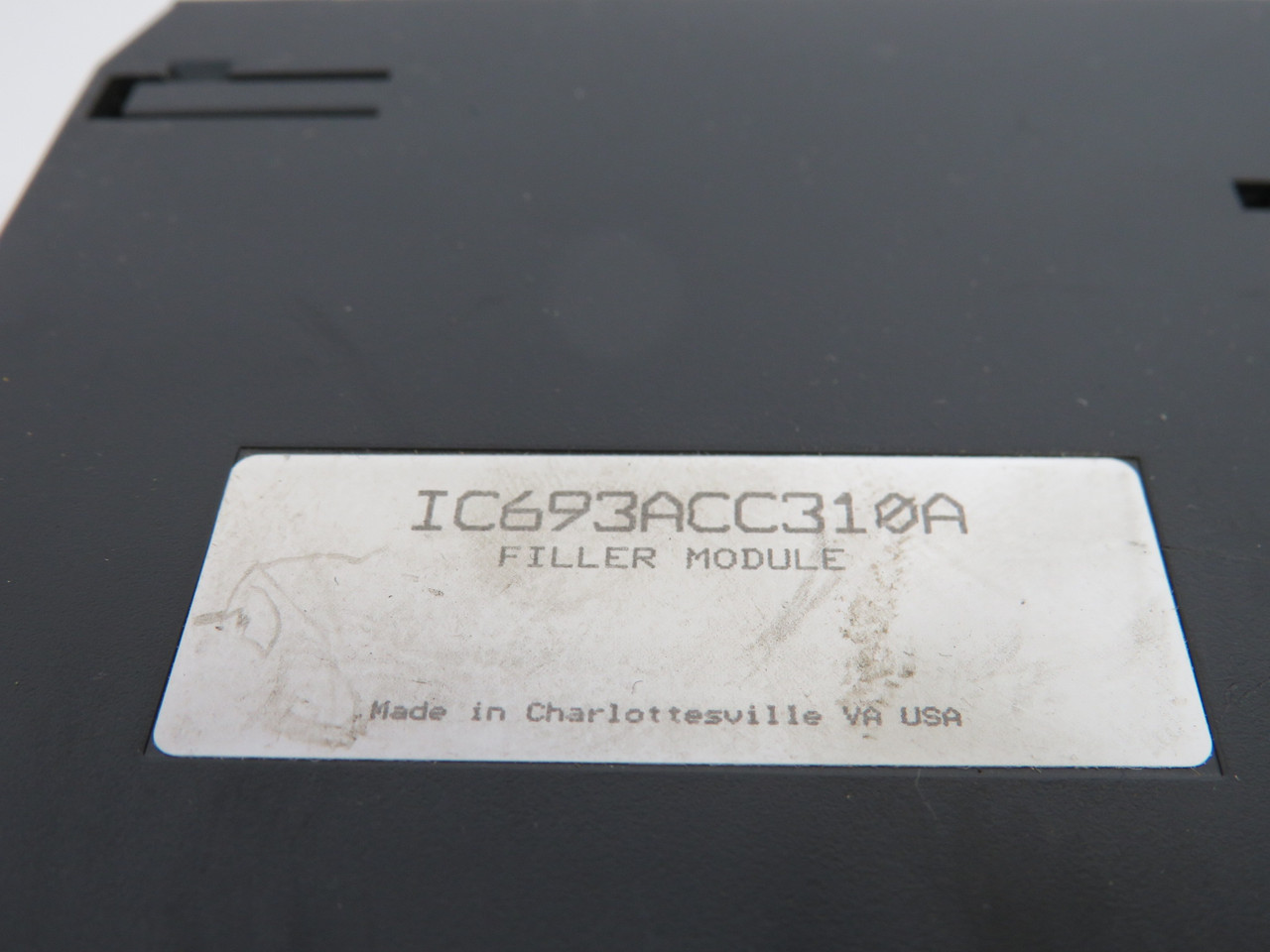 GE Fanuc IC693ACC310A Filler Module NO TERMINAL/MODIFIED USED