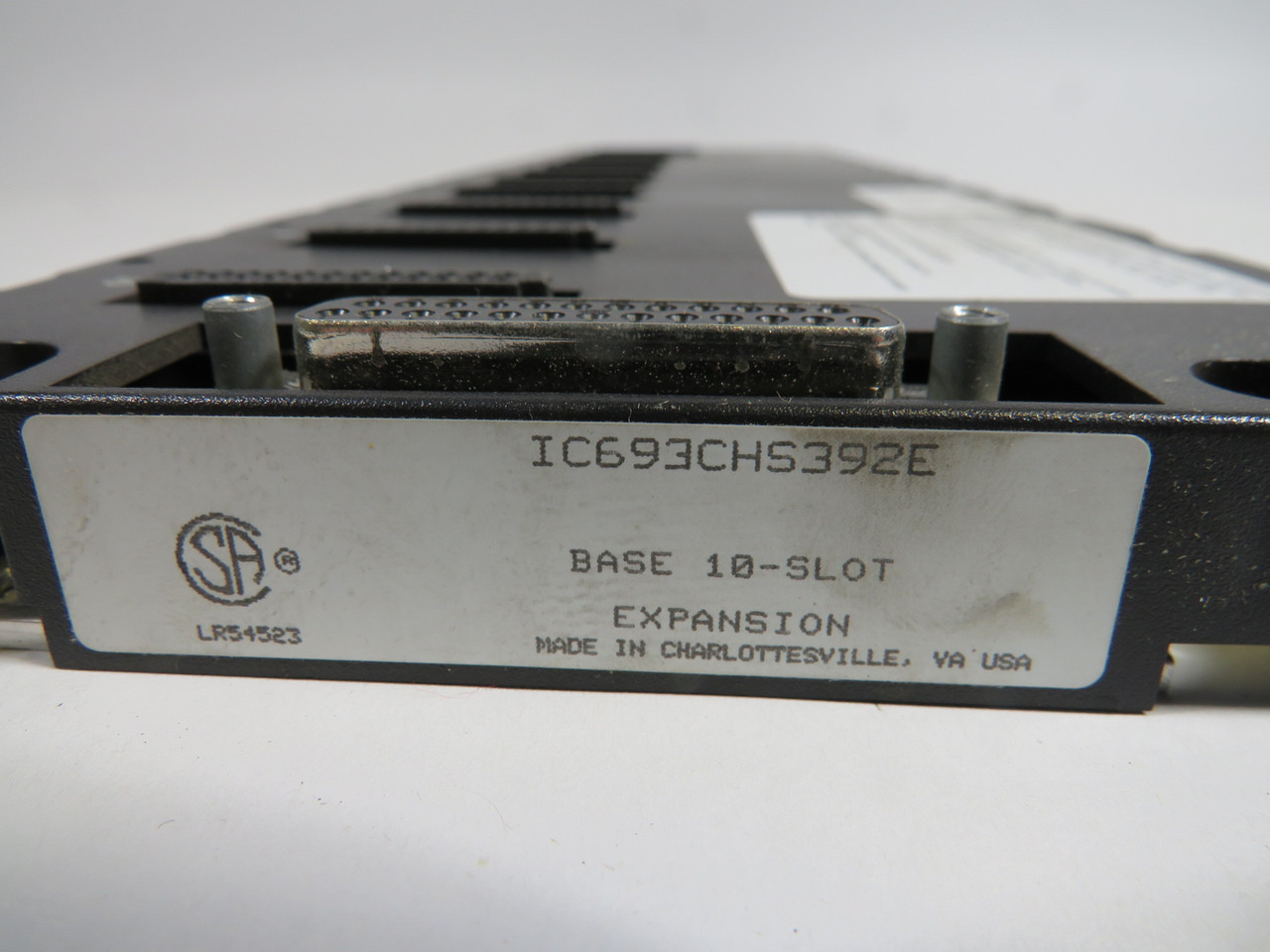 GE Fanuc IC693CHS392E I/O Bus Expansion Baseplate USED