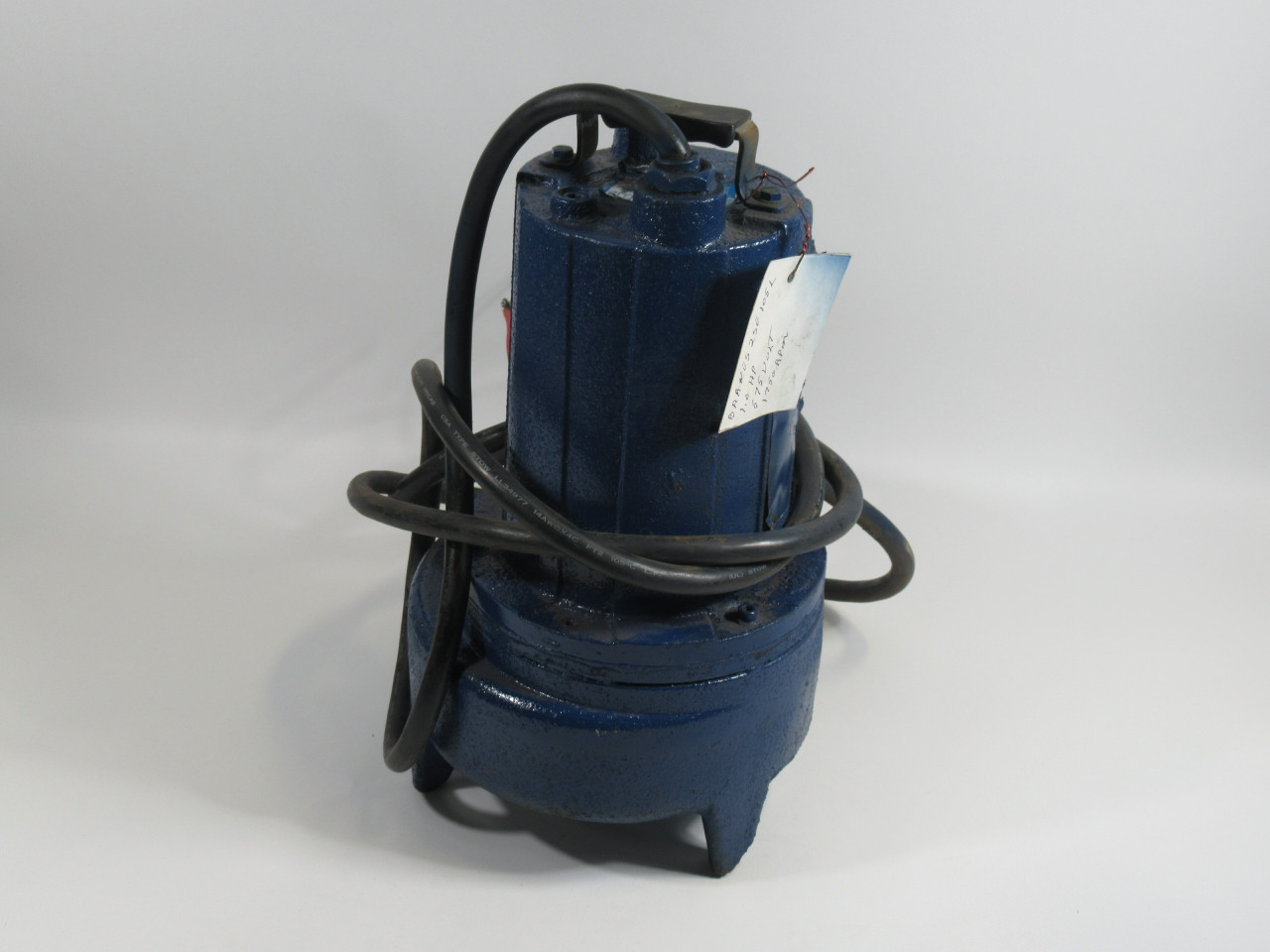 Barnes 2SE-1054L Submersible Sewage Ejector Pump 1HP 1750RPM 575V USED