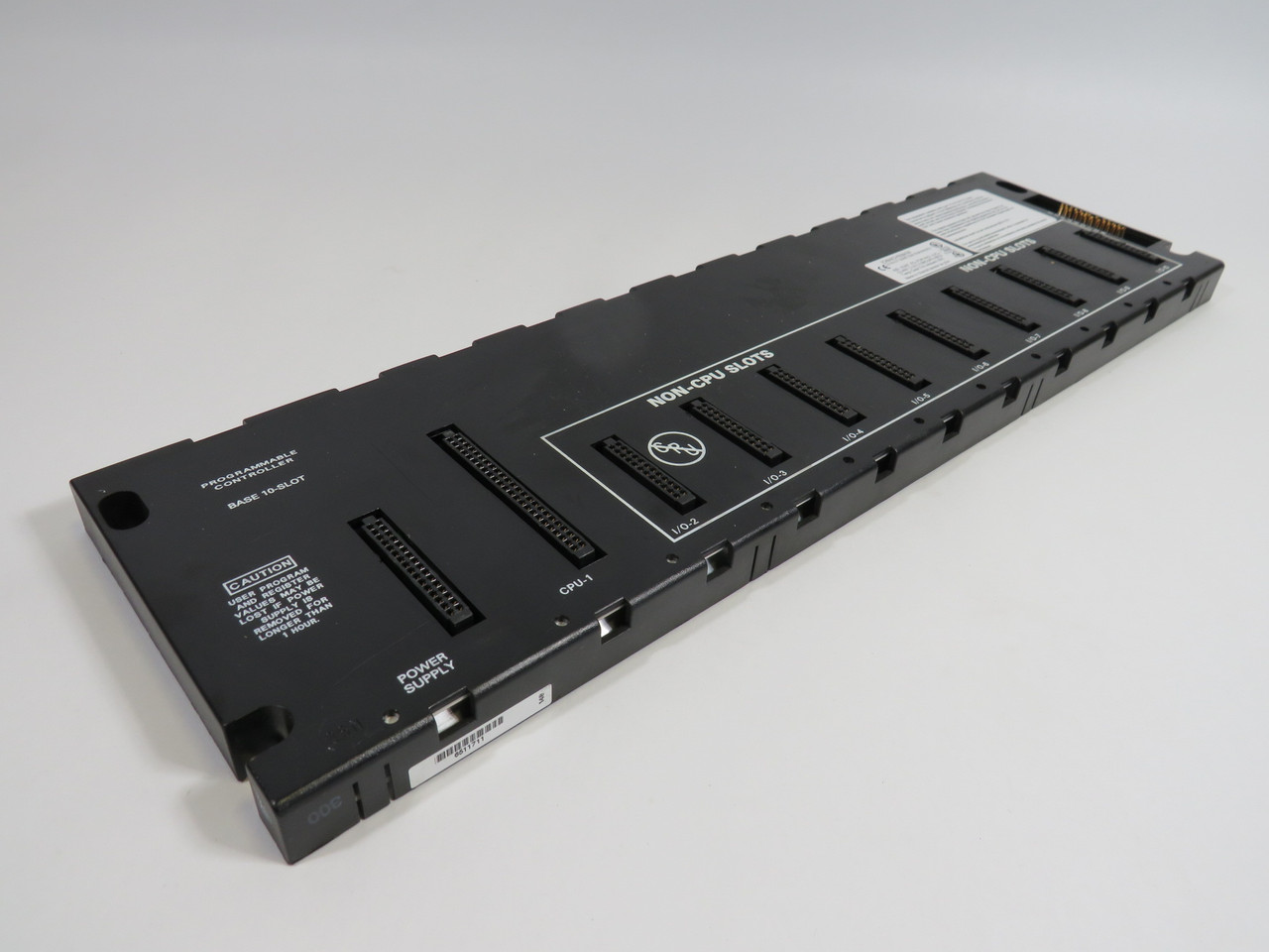 GE Fanuc IC693CHS391M 10-Slot Module Base MISSING PLUG USED