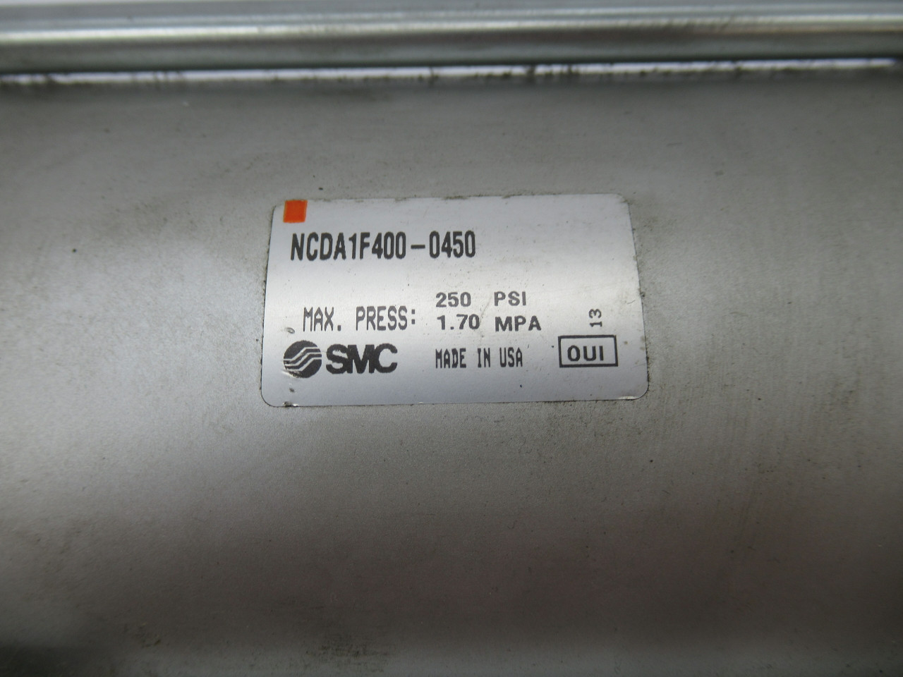 SMC NCDA1F400-0450 Pneumatic Cylinder 4" Bore 4.50" Stroke USED