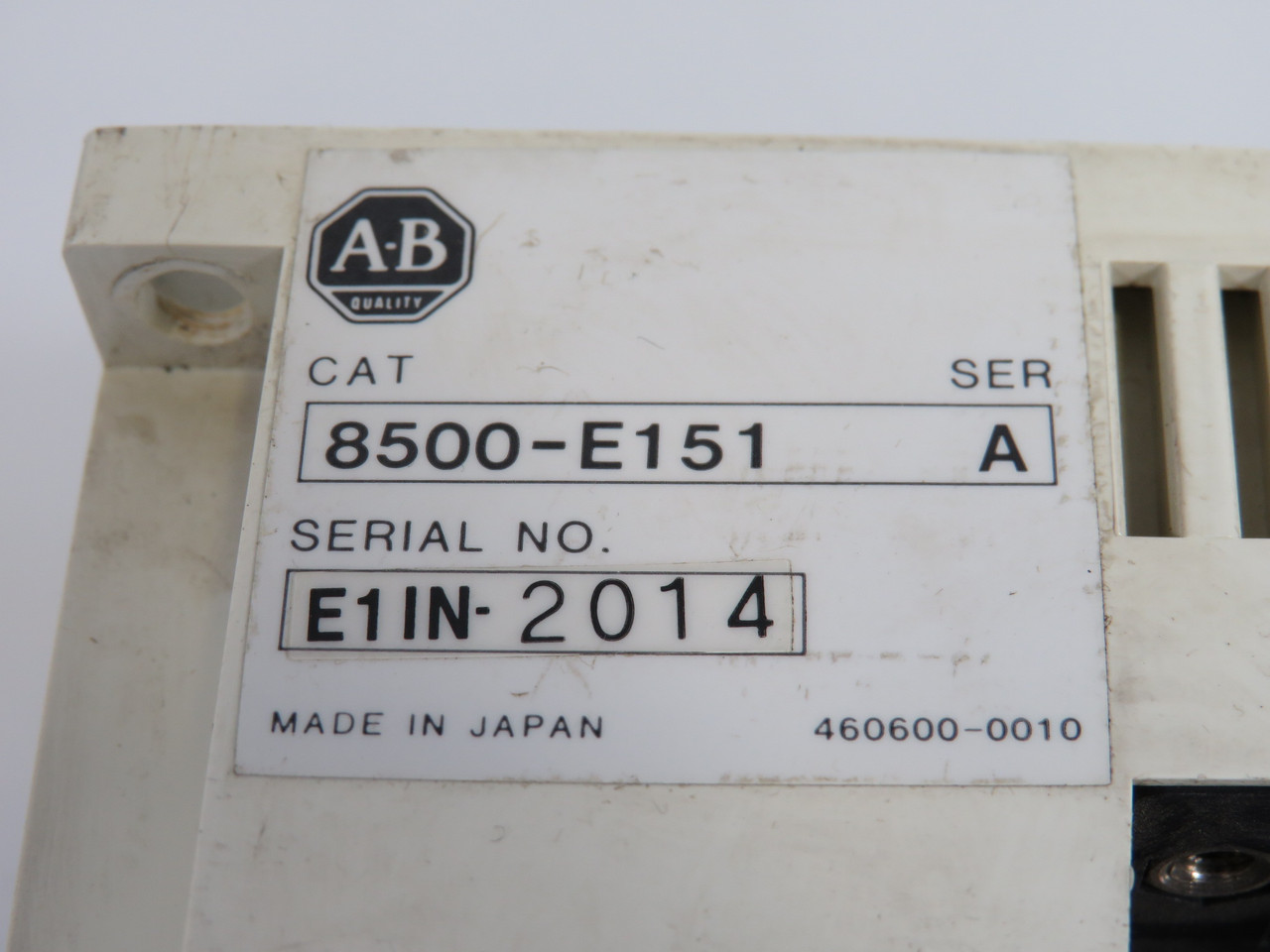 Allen-Bradley 8500-E151 Series A Input/Output Module SHELF WEAR USED