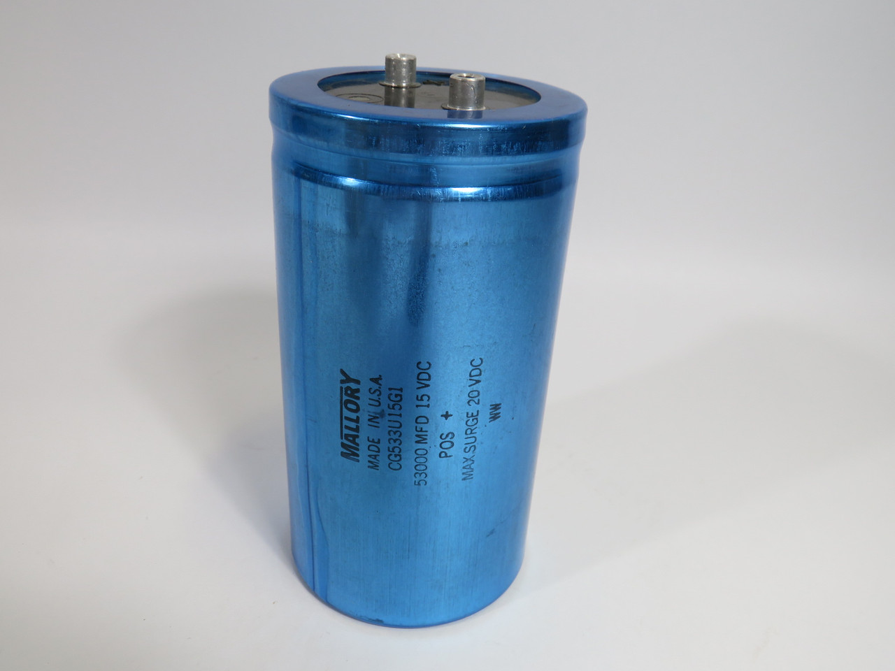 Mallory CG533U15G1 Capacitor 53000 MFD 15VDC ! NEW !