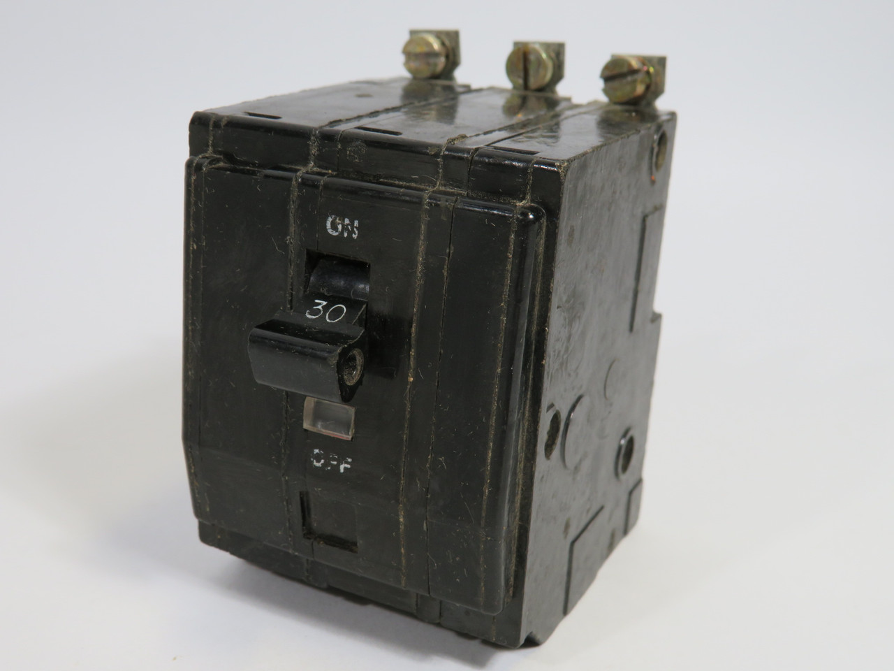 Square D QO-330 Circuit Breaker 30A 120/240V 3-Pole COSMETIC DMG USED