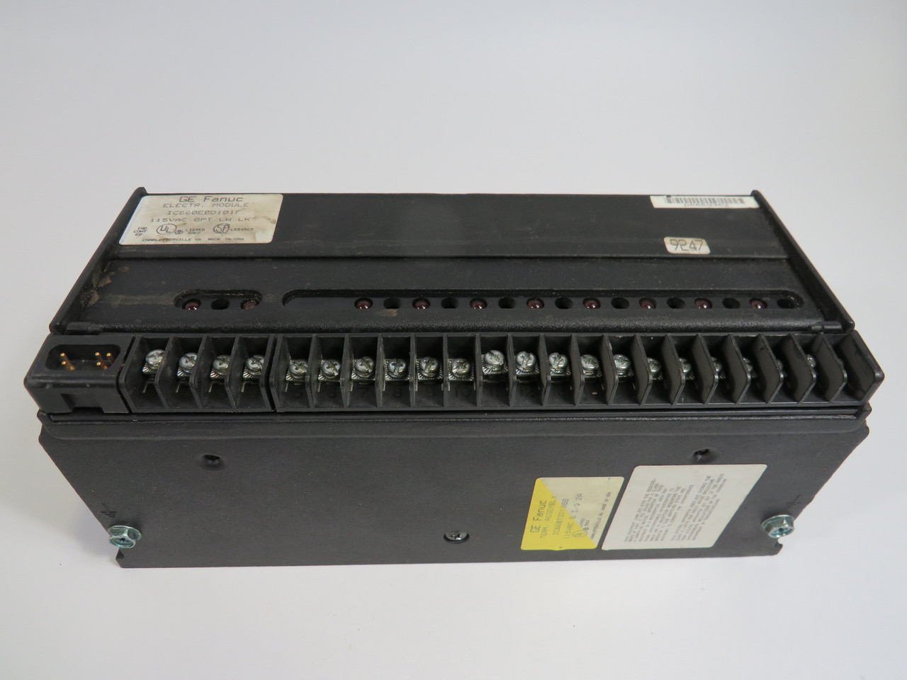 GE Fanuc IC660EBD101F Electronic Assembly Module 115V NO COVER/SHELF WEAR USED