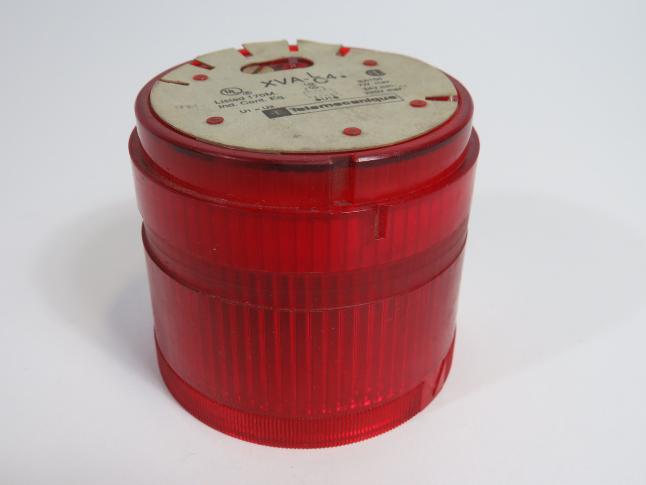 Telemecanique XVA-C44 Illuminated Flashing Lens Unit No Bulb 24-230V USED