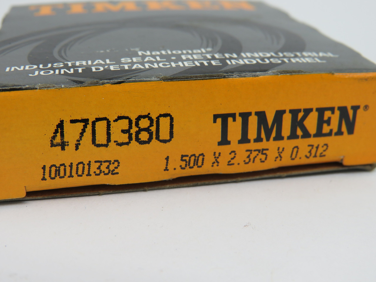 Timken/National 470380 Oil Seal 1.500" ID 2.375" ID 0.312" W ! NEW !