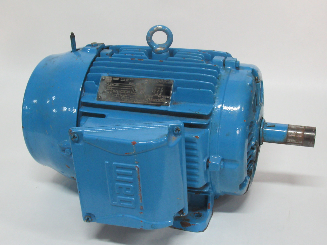 Weg Inverter/Severe Duty 15HP 11kW 1765RPM 575V 254T TEFC 3Ph 14.2A 60Hz USED