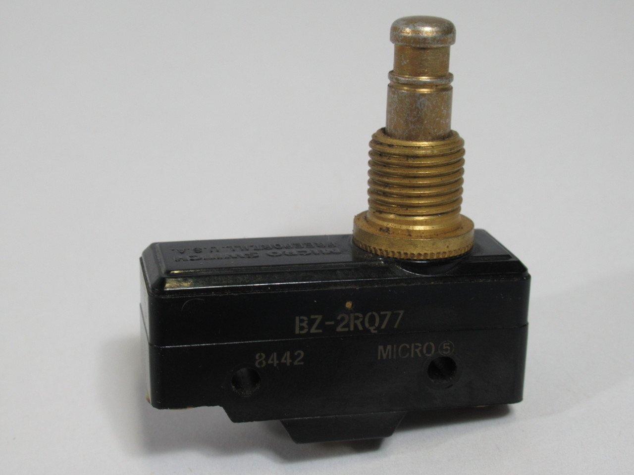 Microswitch BZ-2RQ77 Limit Switch 15A@125/250/480VAC 2A@600VAC USED