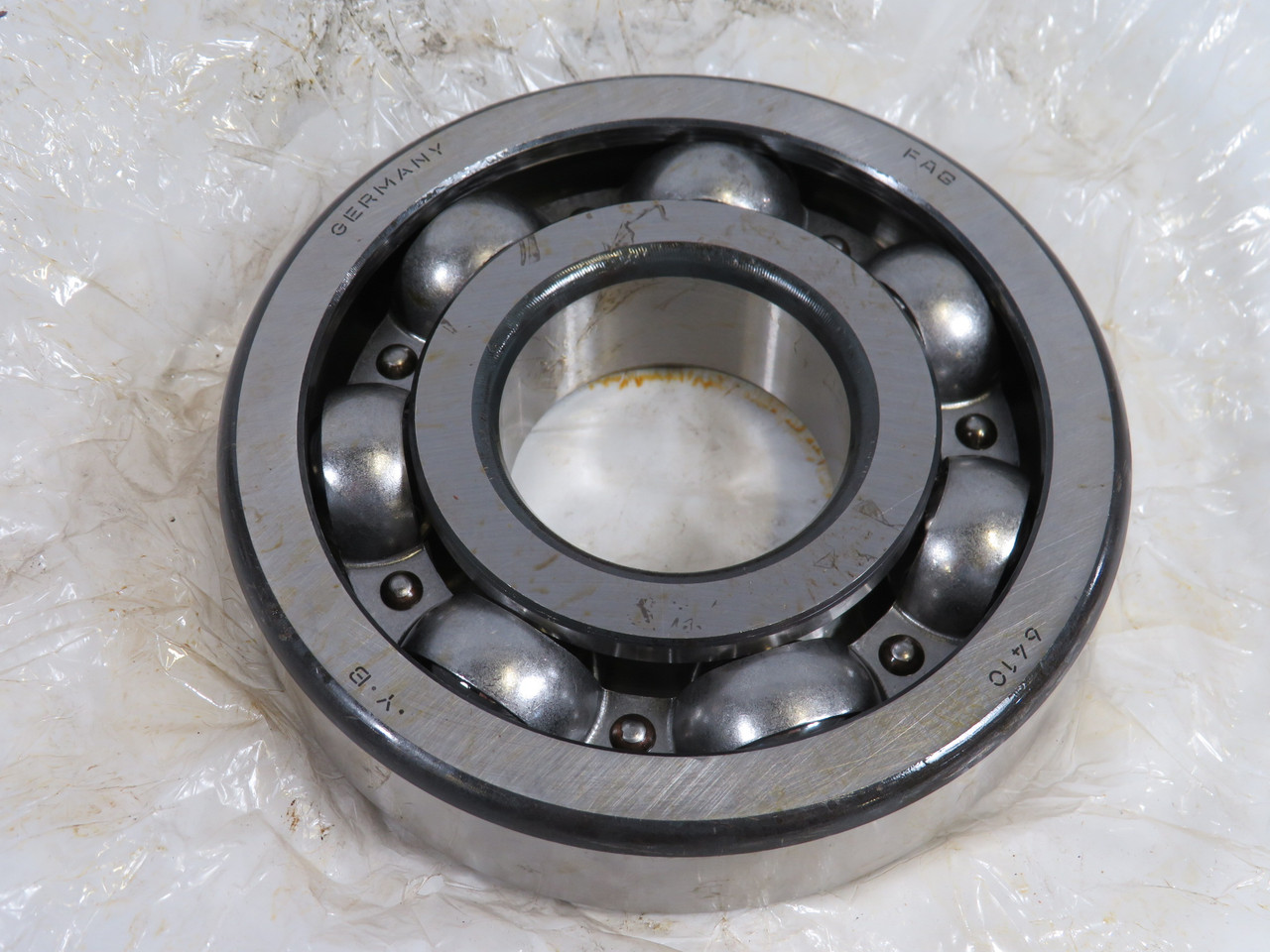 Fag 6410 Single-Row Deep Groove Ball Bearing 130mm OD 50mm Bore 31mm W ! NEW !