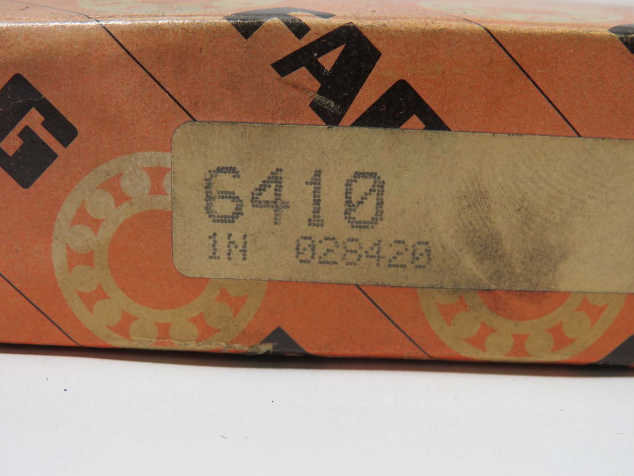 Fag 6410 Single-Row Deep Groove Ball Bearing 130mm OD 50mm Bore 31mm W ! NEW !