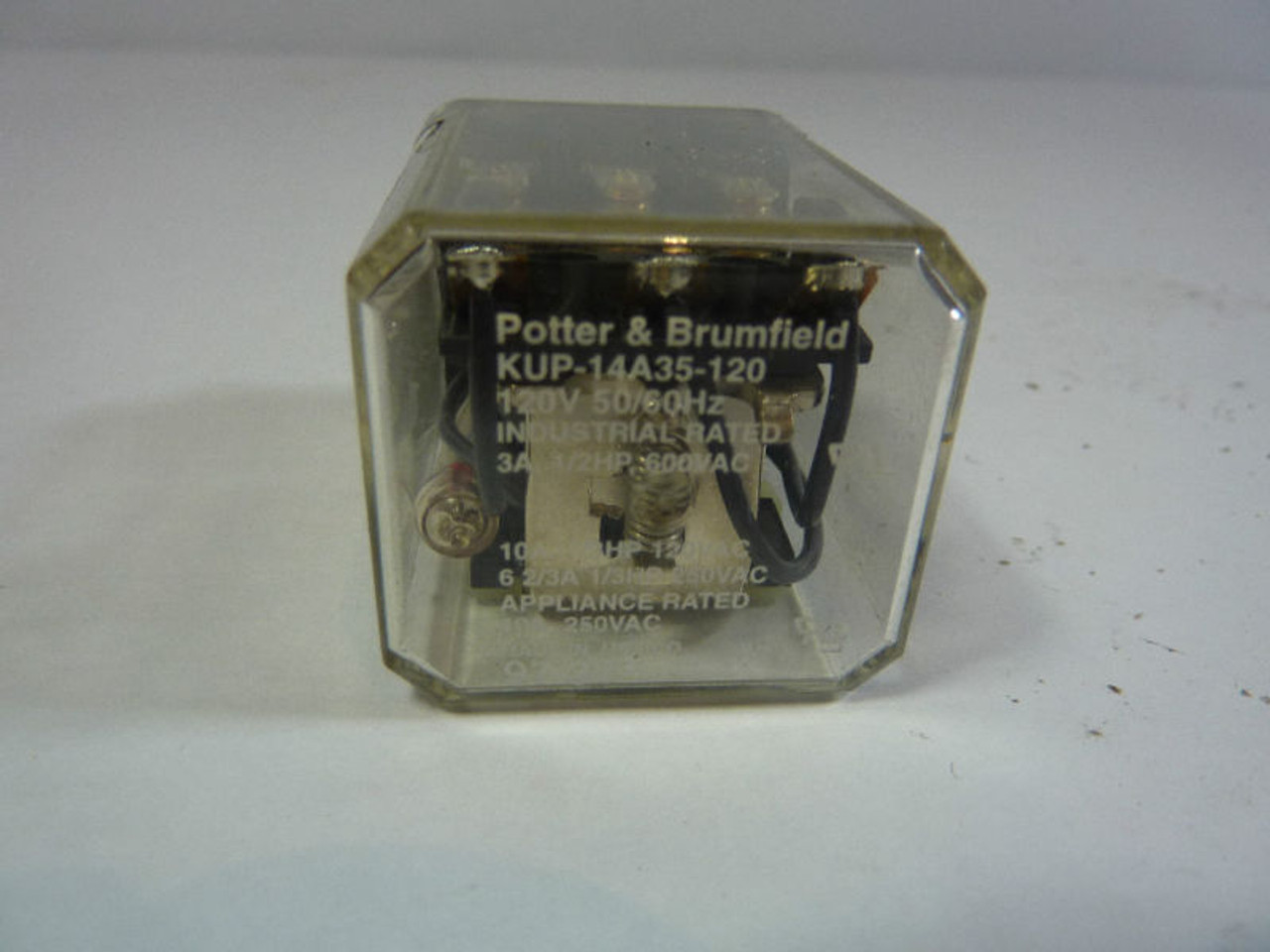 Potter Brumfield KUP-14A35-120 Relay 10 Amp 120V USED