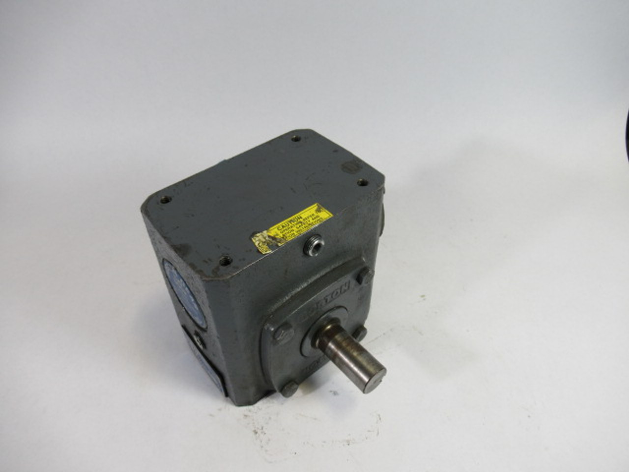 Boston Gear F71860B5G Gear Reducer 60:1 440lb-in Out@1750rpm .32HP In USED