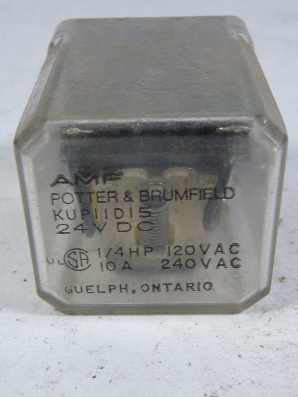 Potter & Brumfield KUP11D15 Relay 24VDC USED