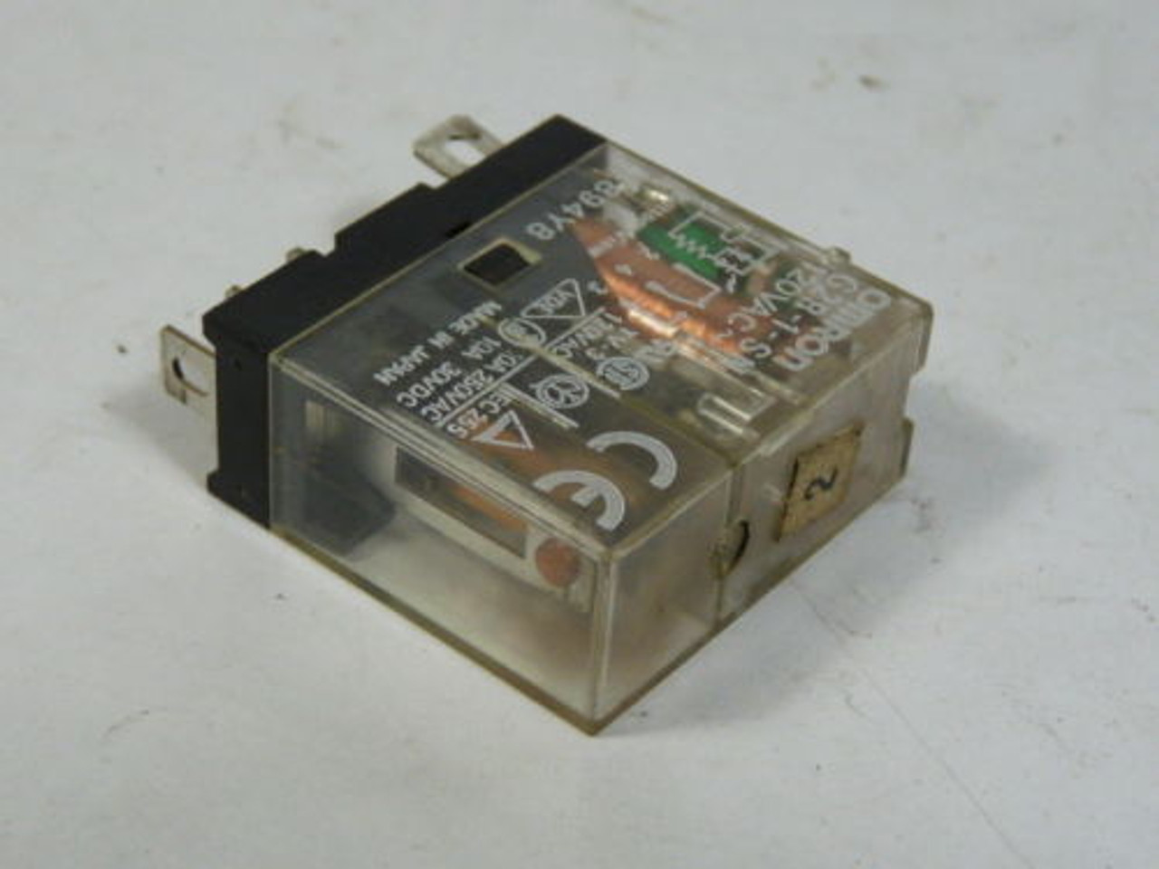 Omron G2R-1-SN General Purpose Relay 120VAC USED