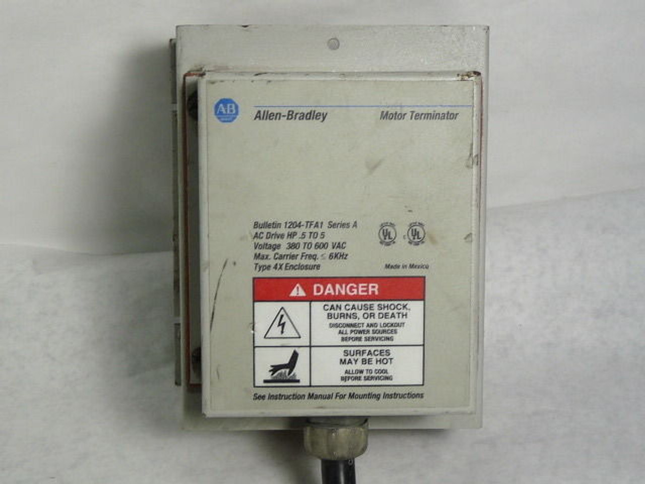 Allen-Bradley 1204-TFA1 Motor Terminator AC Drive 0.5-5HP 380-600V USED