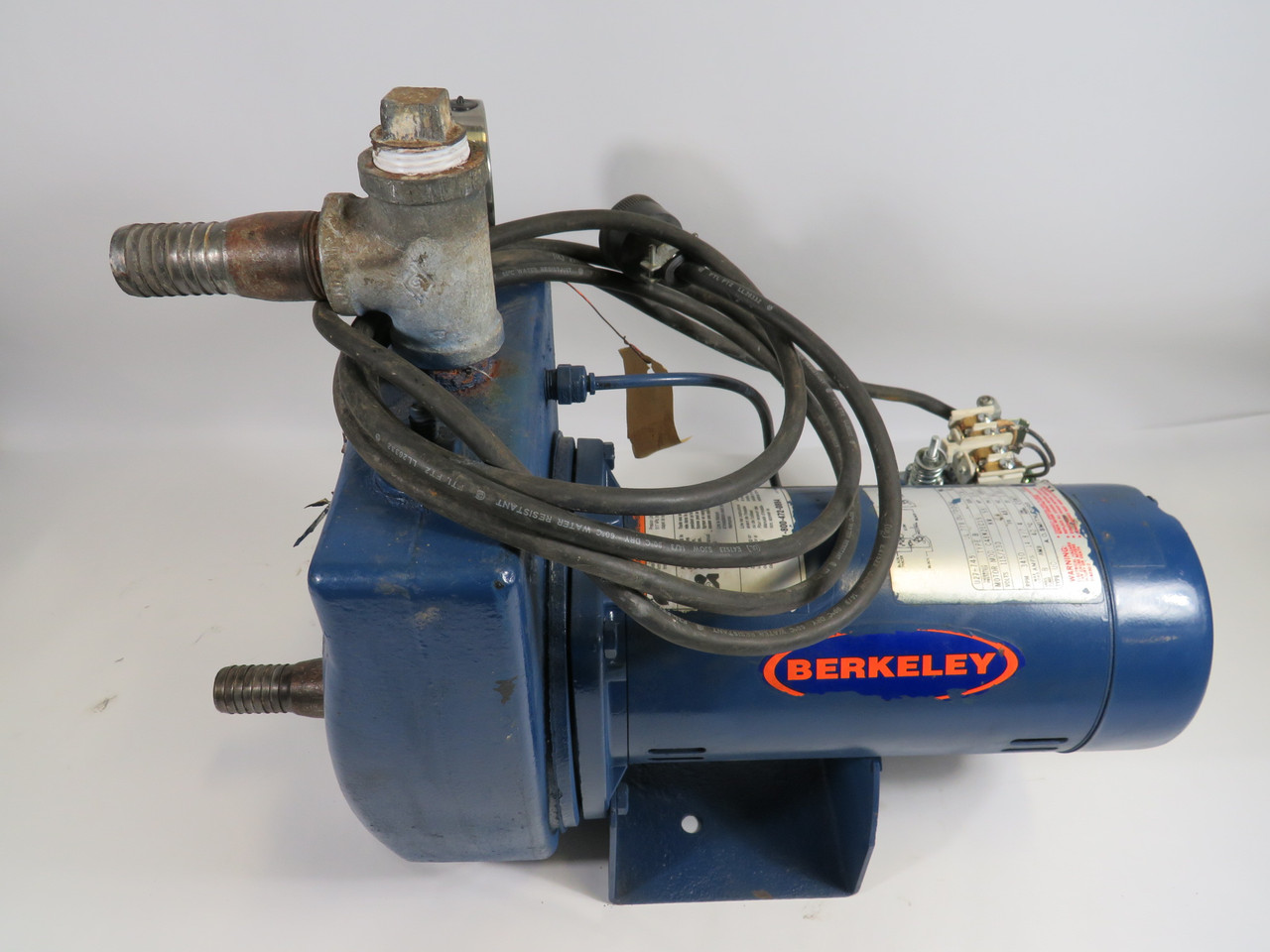 Berkeley 7HL Convertible Jet Pump C/W A.O. Smith AC Motor 3/4HP RUST USED