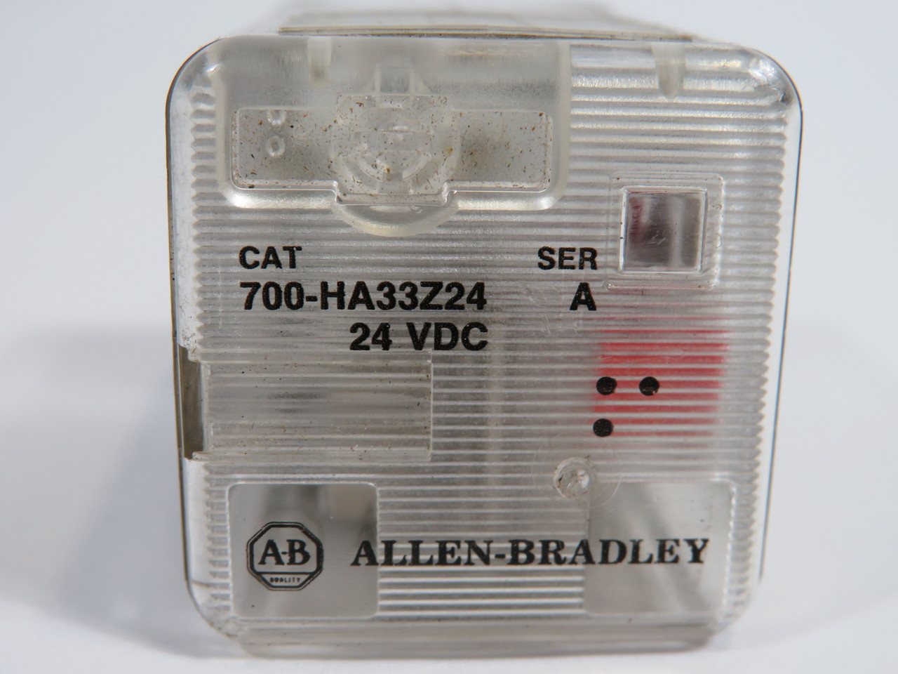 Allen-Bradley 700-HA33Z24 Plug-In Relay 24VDC 10A 11-Pin 1/4HP@10A 120V USED