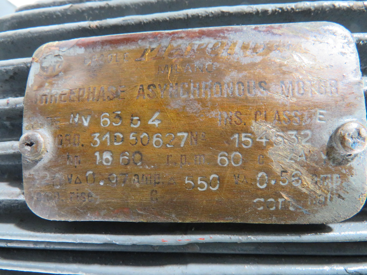 Marelli PRM60 Centrifugal Pump C/W Marelli Asynchronous Motor SHELF WEAR USED