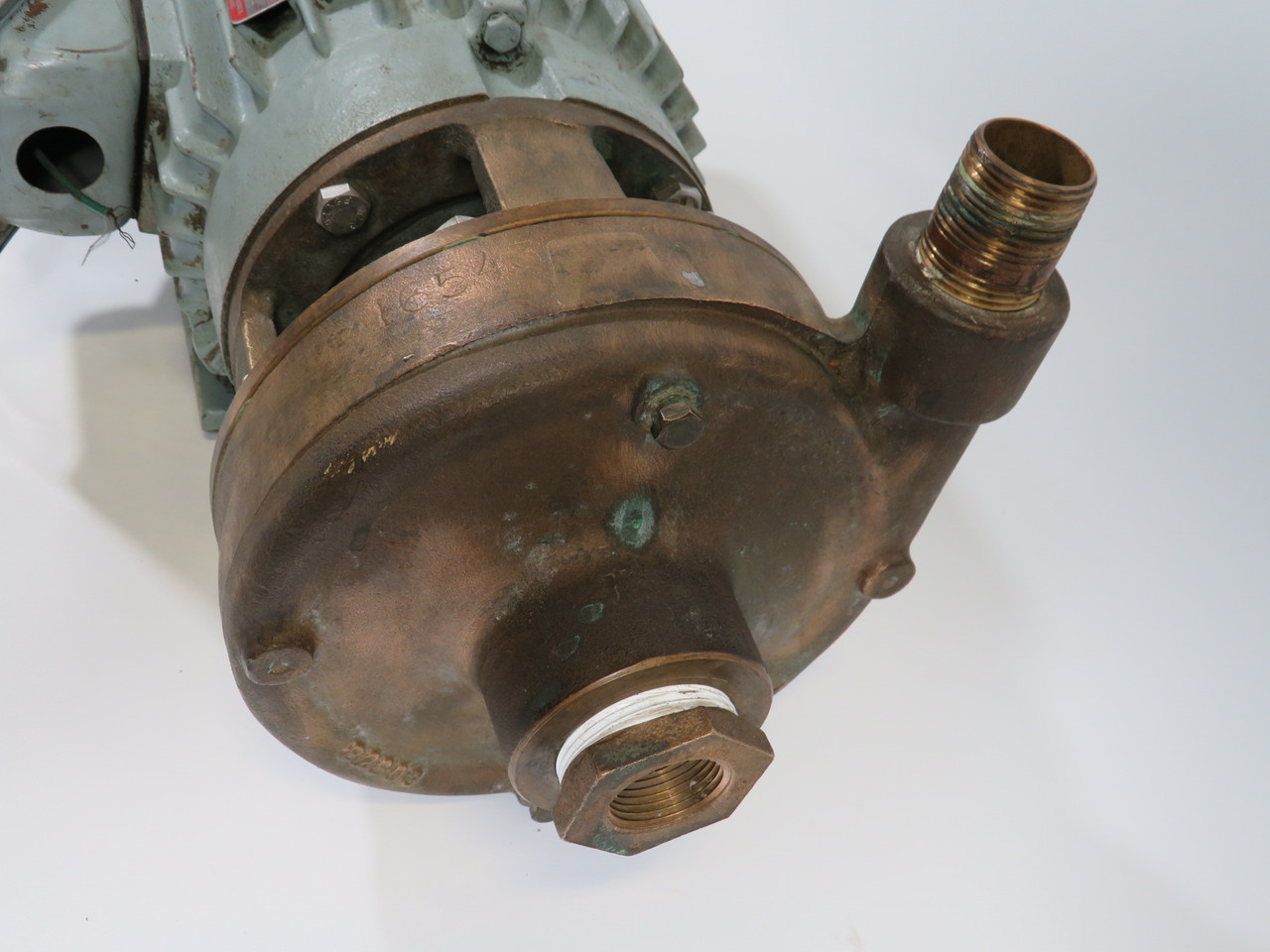 Generic 16543 Centrifugal Pump C/W Hyundai AC Motor 2HP 3450RPM SHELF WEAR USED