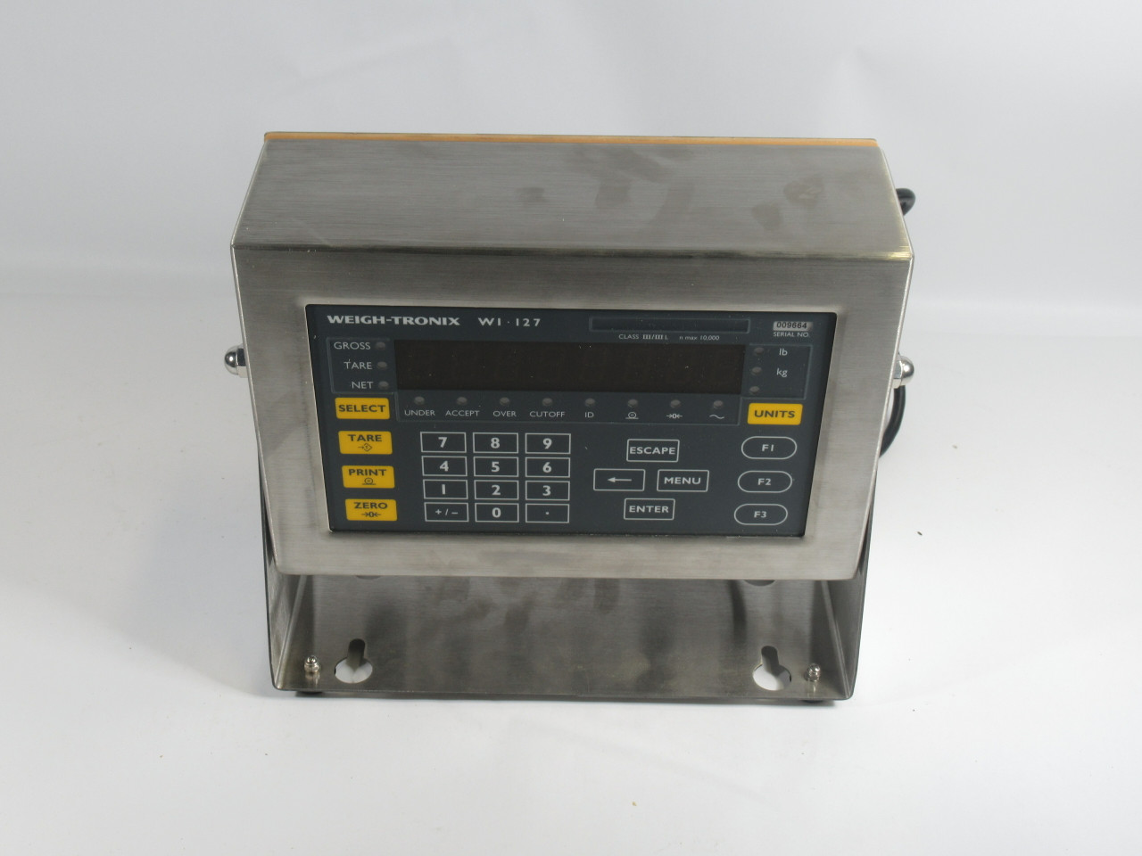 Weigh-Tronix WI-I27 Digital Weight Indicator 115VAC 0.25A 50/60Hz ! NEW !