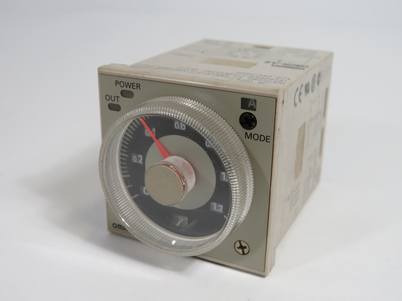 Omron H3CR-A8 AC24-48/DC12-48 Solid-State Timer 0.05s-300h COS DMG USED