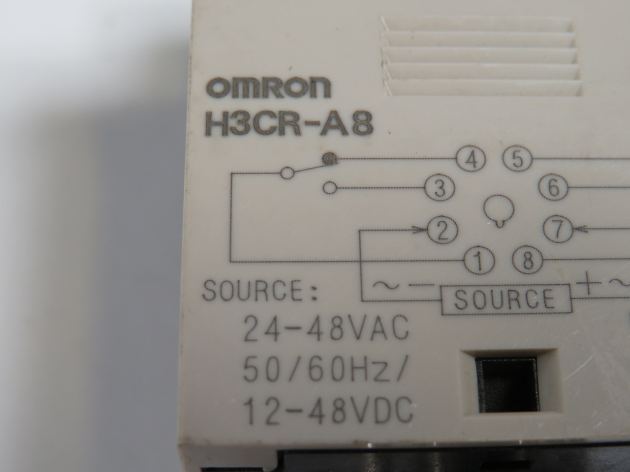 Omron H3CR-A8 AC24-48/DC12-48 Solid-State Timer 0.05s-300h SHELF WEAR USED