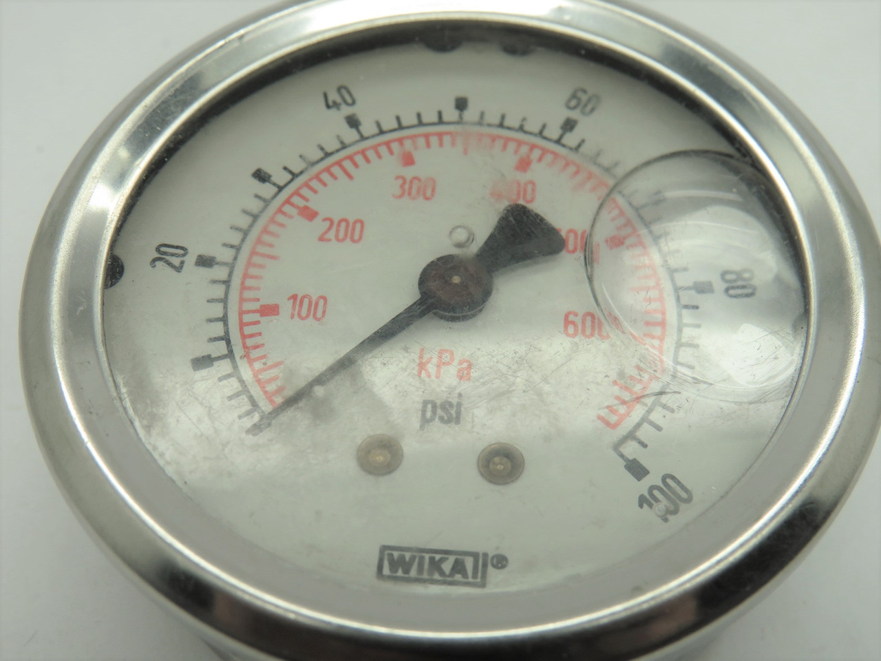 Wika 8347484 Type 213.53 Liquid Filled Gauge 0-100psi 2.5" D 1/4" NPT LM ! NOP !