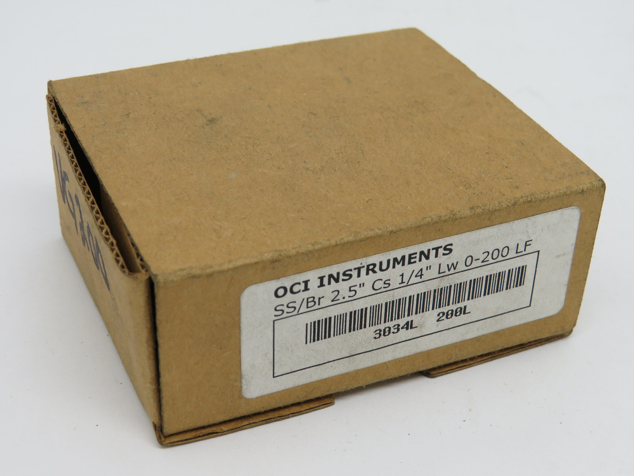 OCI 3034L-200L Liquid Filled Stainless Gauge 0-200psi 2.5" D 1/4" NPT LM ! NEW !