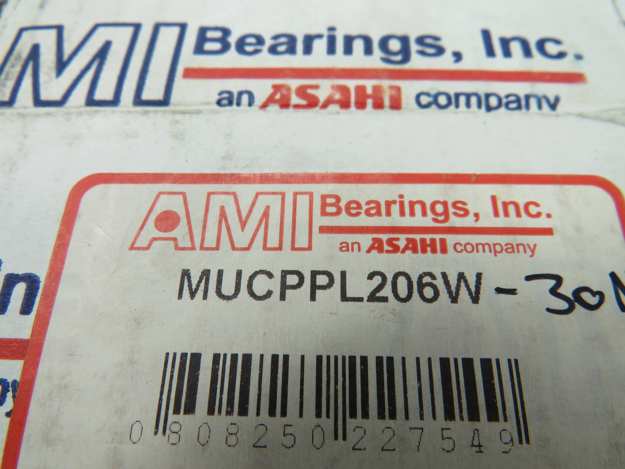 AMI MUCPPL206W Steel/Plastic Pillow Block Bearing Unit 30mm Bore 2-Bolt ! NEW !