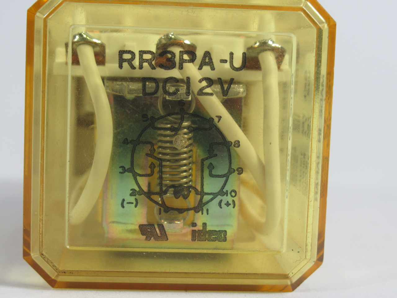 IDEC RR3PA-UDC12V Relay Coil 12VDC 11-Pin USED