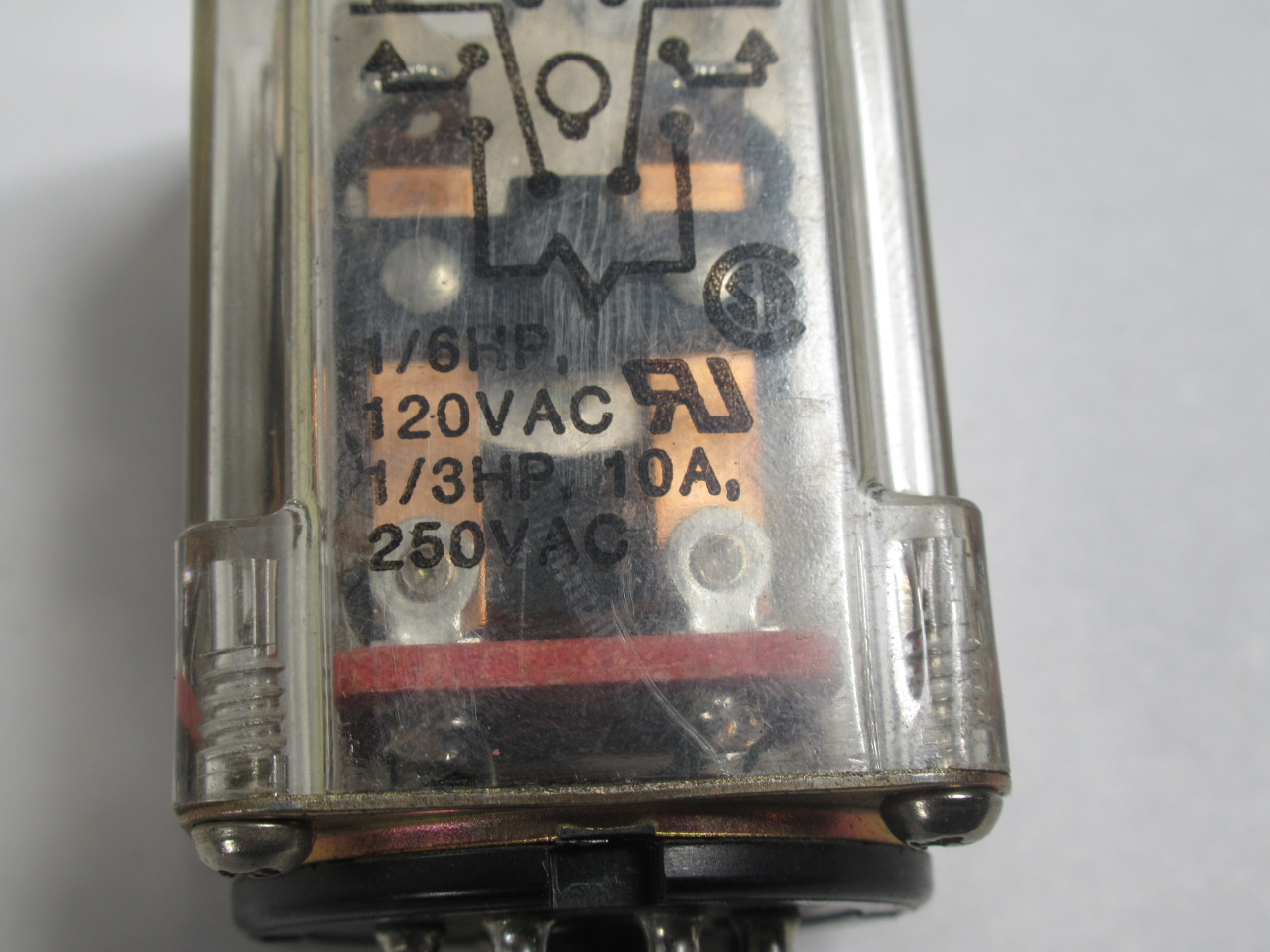 AMF Potter & Brumfield KRP11DG-110VDC Relay 10A 250VAC USED