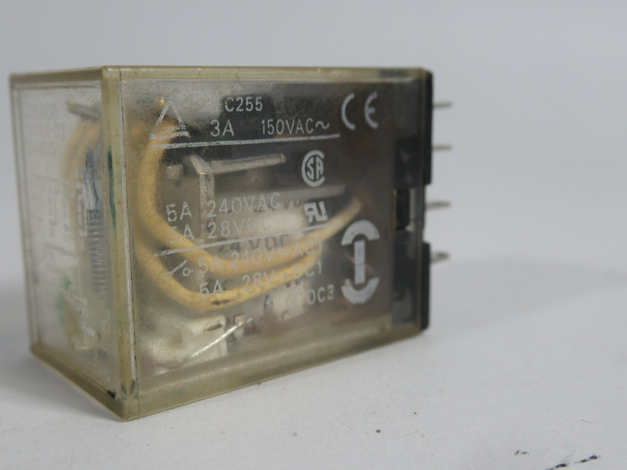 Omron MY4N-D2-DC24 General Purpose Relay 24VDC Coil 14-Pin USED