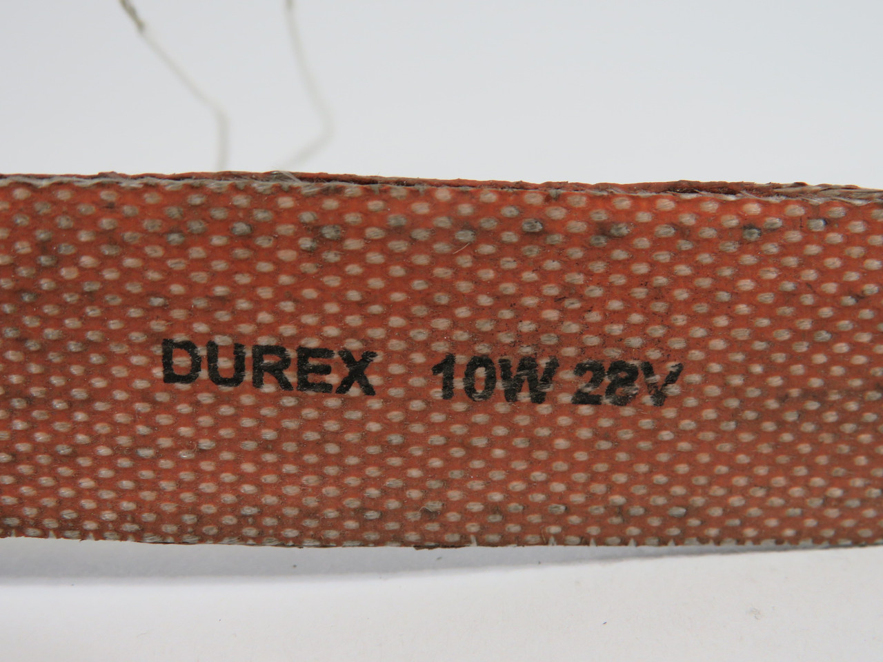 Durex Heater Strip 10W 28V 5" Length 1" Width 14" Wires SHELF WEAR ! NOP !