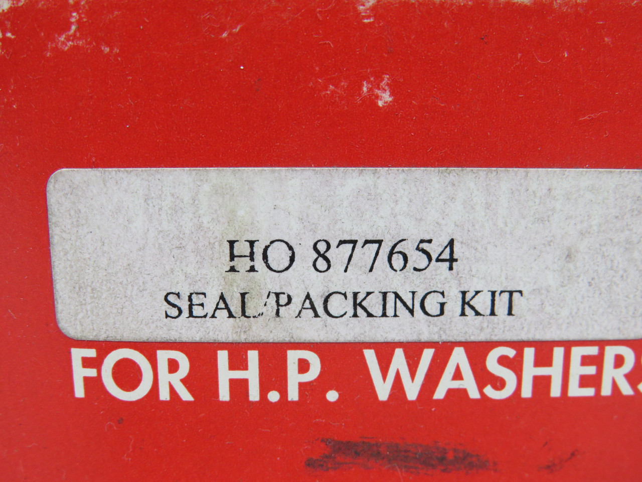 Hawk/Hotsy 877654 Seal/V-Packing Kit MISSING COMPONENT ! NEW !